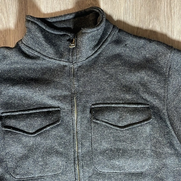 Men’s Black Weatherproof Quarter Zip Sweater - Picture 2 of 6